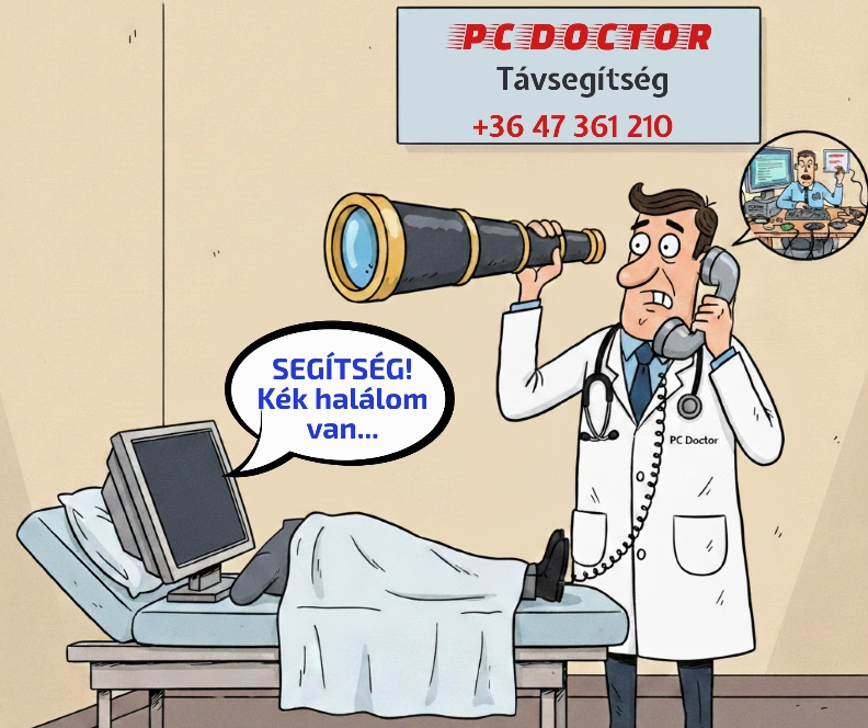 Távsegítség illusztráció: szoftveres segítség távoli eléréssel